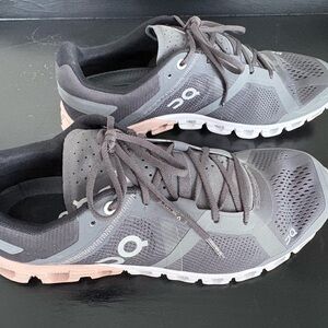 On Running Women's Black and Gray Athletic Shoes